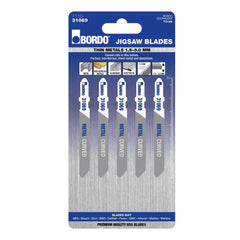 Bordo - 75mm x 1.2T Thin Curved Cut Jigsaw Blade - 5Pk | 7110-31069