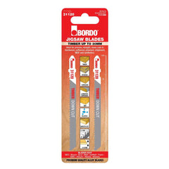 Bordo - 100mm x 2.5T HCS T-Shank Down Cut Jigsaw Blade - 2Pk | 7110-31120