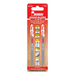 Bordo - 100mm x 4.0T HCS T-Shank Fast Cut Jigsaw Blade - 2Pk | 7110-31137