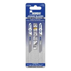 Bordo - 75mm x 1.2T Thin Straight Cut Jigsaw Blade - 2Pk | 7110-31236