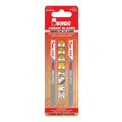Bordo - 100mm x 4.0T HCS Uni Shank High Speed Cut Jigsaw Blade - 2Pk | 7110-31410