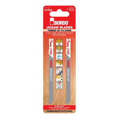 Bordo - 100mm x 3.0T HCS Uni Shank Rough Cut Jigsaw Blade - 2Pk | 7110-31434