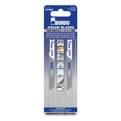 Bordo - 75mm x 1.2T Thin Straight Cut Universal Jigsaw Blade 2Pk | 7110-31489