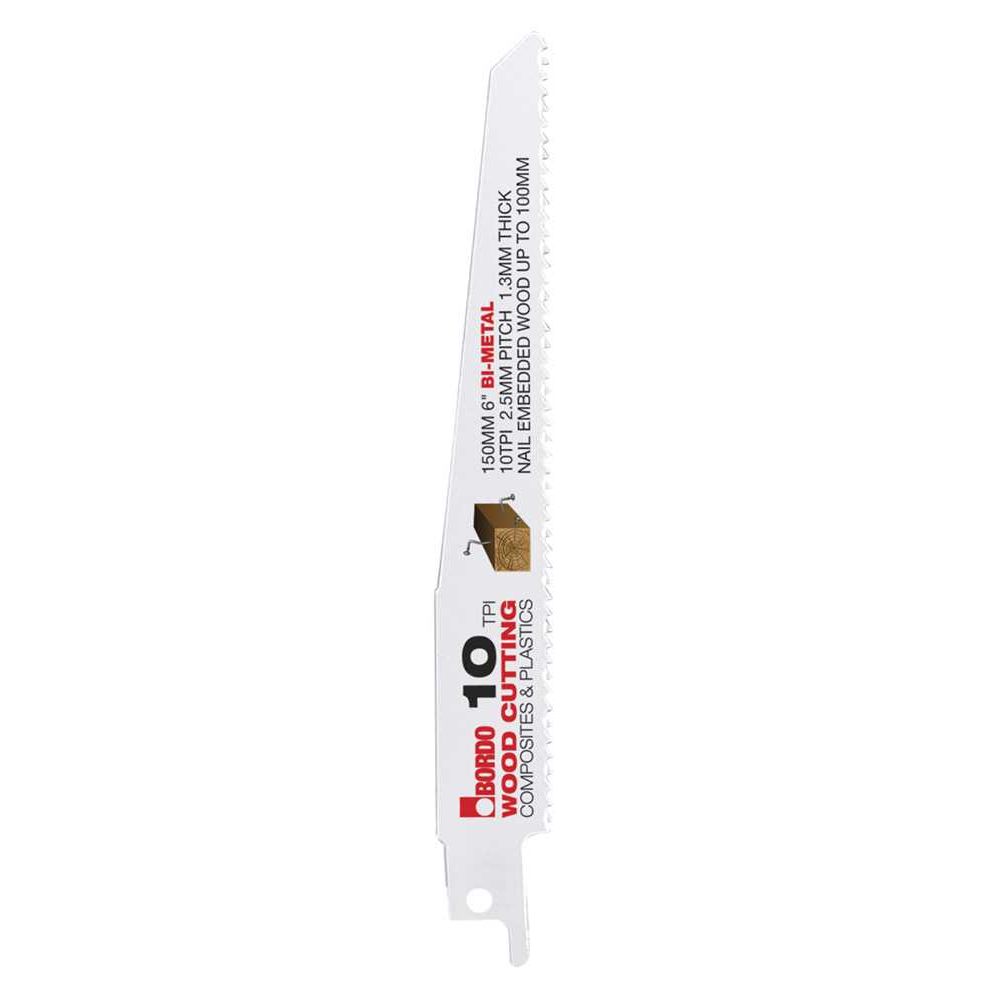 Bordo - 150mm (6") 10TPI Reciprocating Saw Blade | 7200-0610