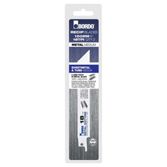 Bordo - 150mm (6") 18TPI Reciprocating Saw Blade - 2Pk Clam | 7200-0618C