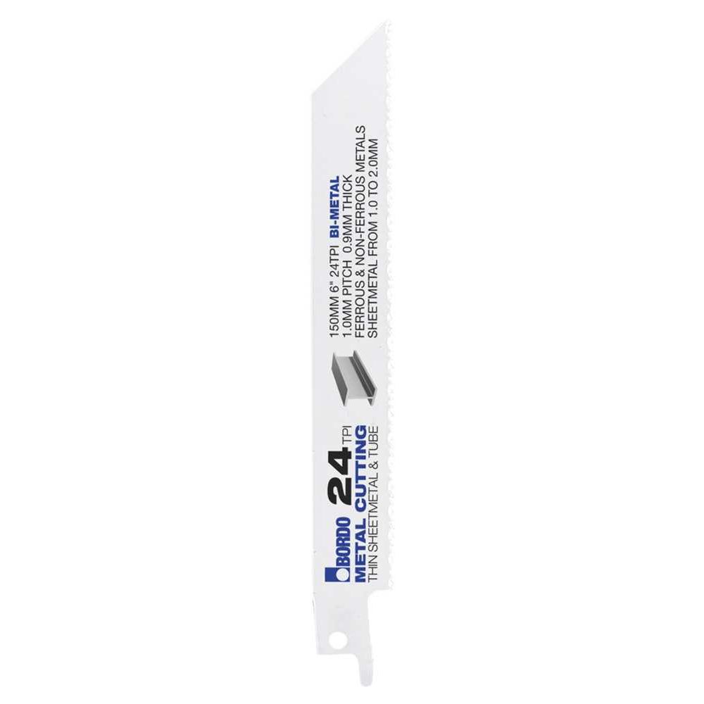 Bordo - 150mm (6") 24TPI Reciprocating Saw Blade | 7200-0624