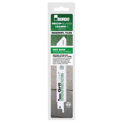 Bordo - 150mm (6") GritEdge Reciprocating Saw Blade - 1Pk Clam | 7200-06GC