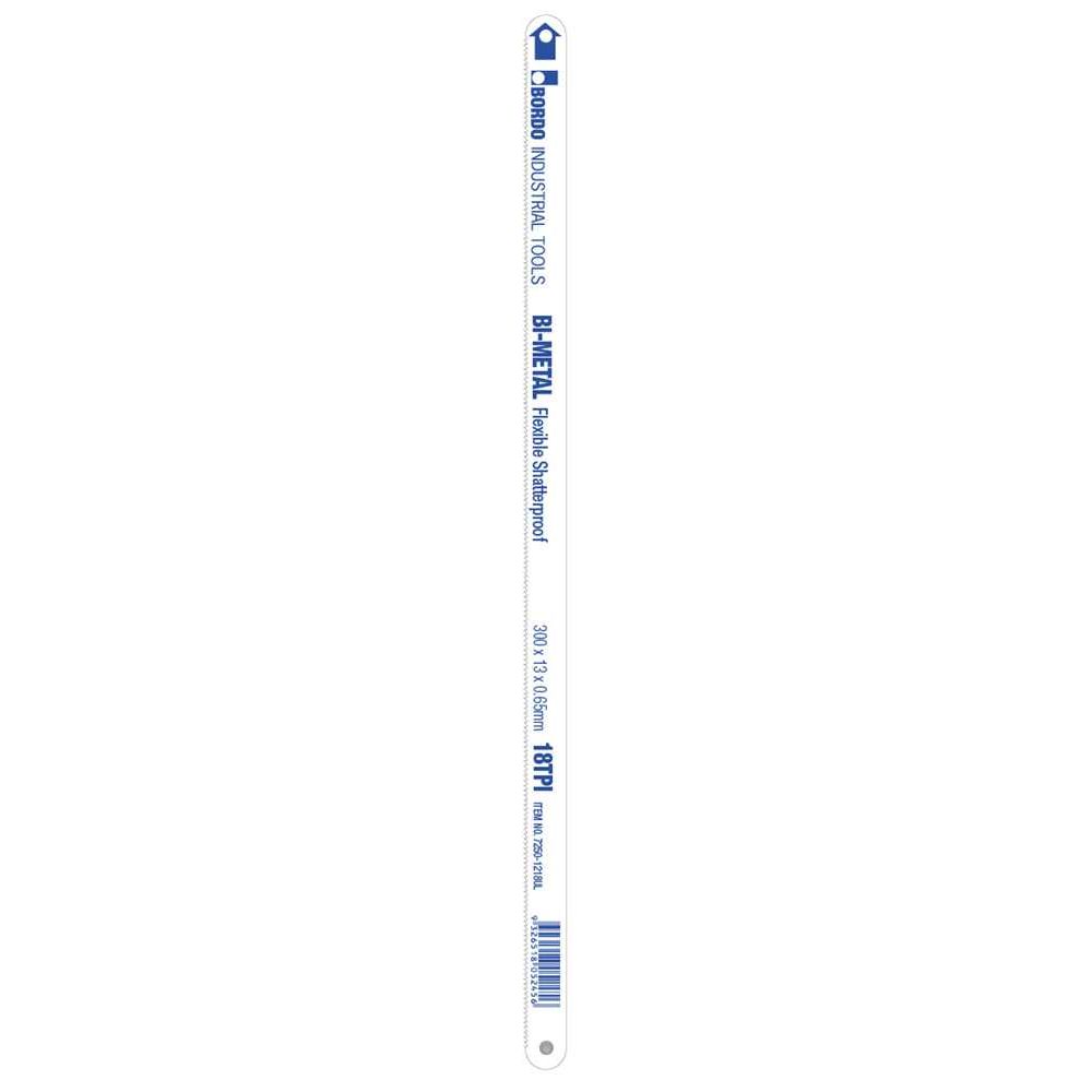 Bordo - 12" x 18TPI Bi-Metal Hacksaw Blade | 7250-1218UL