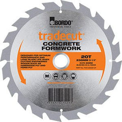 Bordo - 235mm x 20T Concrete Formers Tradecut Blade | 7451-23520-CF