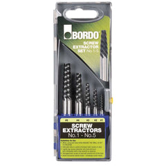 Bordo - Screw Extractor 5 Piece Set Nos 1-5 | 9900-SM1