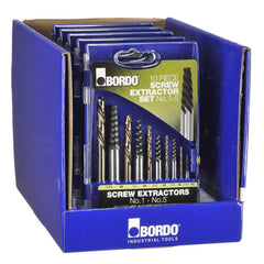 Bordo - Screw Extractor 10 Piece Set Nos 1-5 & Left Hand Stub Drills | 9900-SM2