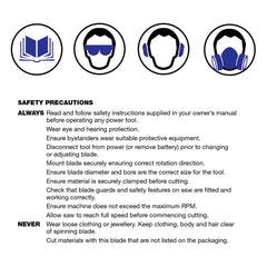 Bordo - 300mm x 60T Multicut Blade | 7450-30060
