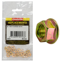 Champion - Hex Nuts - Flanged - M5 x 0.8mm | C100-1