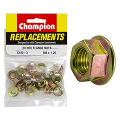 Champion - Hex Nuts - Flanged - M8 x 1.25mm | C100-3