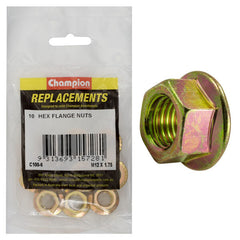 Champion - HEX NUTS-FLANGE-M12 x 1.75mm | C100-6