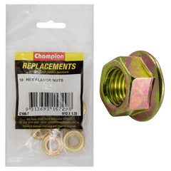 Champion - Hex Nuts - Flanged - M12 x 1.25mm | C100-7