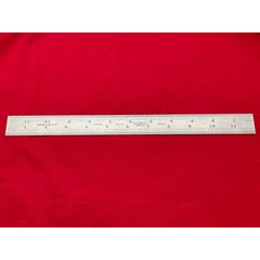 Starrett - Steel Rule 12in 1/16in Shrink per Foot 6R Grad | C100A-12