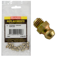 Champion - Grease Nipples - 1/4" - UNF - Straight | C108-2