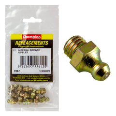 Champion - Grease Nipples - 1/8" - NPT - Straight | C108-7