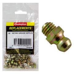 Champion - Grease Nipples - M6 x 1.00mm - Straight | C109-1