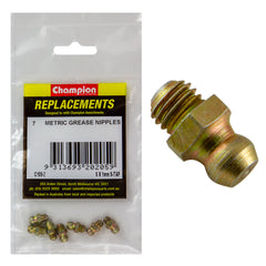 Champion - Grease Nipples - M6 x 1.00mm Self - Tapping - Straight | C109-2