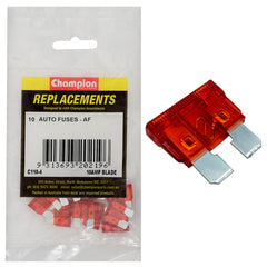 Champion - Fuses - Blade - AF - 10Amp - Red | C110-4