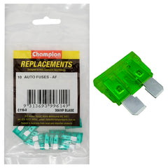 Champion - Fuses - Blade - AF - 30Amp - Green | C110-8