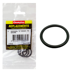 Champion - O Rings - Nitrile Rubber - 70 Shore - 7/8" x 1/8" - Black | C115-13