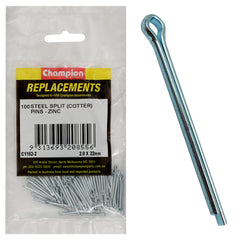 Champion - Split Pins - 2.0 x 22mm - Zinc Plated | C1152-2