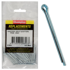 Champion - Split Pins - 2.0 x 36mm - Zinc Plated | C1152-3