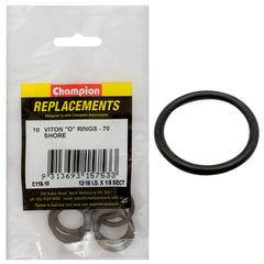 Champion - O Rings-viton Rubber-70 Shore-13/16" X 1/8"-brown | C118-10