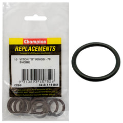 Champion - O Rings - Viton Rubber - 70 Shore - 3/4" x 1/8" - Brown | C118-9