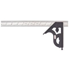 Starrett - Combination Square Cast Iron Head 12in 4R Grad | C11H-12-4R