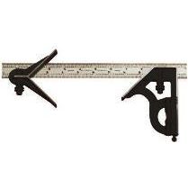 Starrett - Combination Square Cast Iron Heads 18in 4R Grad | C11HC-18-4R