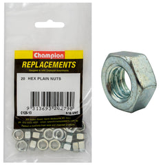 Champion - Hex Plain Nuts - 5/16" - UNC - Class 5 | C125-13