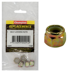 Champion - HEX NUTS-SELF LOCKING-NYLON INSERT-7/16"-UNF | C126-11