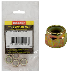 Champion - HEX NUTS-SELF LOCKING-NYLON INSERT-1/2"-UNF | C126-12