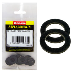 Champion - WASHERS-FLAT-FIBRE-M12 x 24 x 2.00-Black | C140-8