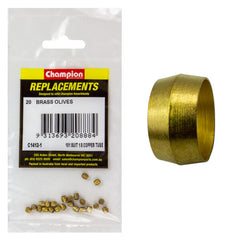 Champion - Compression Sleeves - Brass - 1/8" - Suits Copper Tube | C1412-1