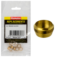 Champion - Compression Sleeves - Brass - 3/8" - Suits Nylon Tube | C1412-10