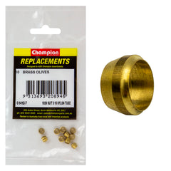 Champion - Compression Sleeves - Brass - 3/16" - Suits Nylon Tube | C1412-7
