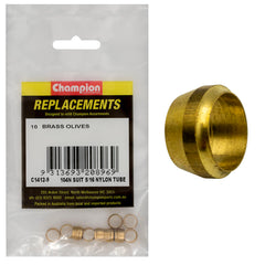 Champion - Compression Sleeves - Brass - 5/16" - Suits Nylon Tube | C1412-9