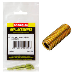 Champion - Socket Grub Screws - M6 x 12mm | C1416-12