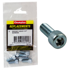 Champion - Socket Head Cap Screws - High Tensile - M8 x 20mm - Zinc Plated | C1417-10