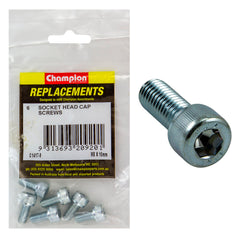 Champion - Socket Head Cap Screws - High Tensile - M8 x 16mm - Zinc Plated | C1417-9
