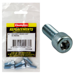 Champion - Socket Head Cap Screws - High Tensile - BSW - 5/16" x 3/4" - Zinc Plated | C1418-11