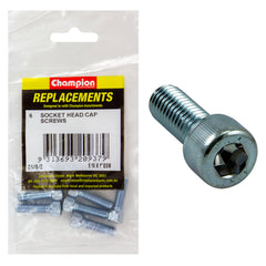 Champion - Socket Head Cap Screws - High Tensile - BSW - 5/16" x 1" - Zinc Plated | C1418-12