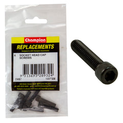 Champion - Socket Head Cap Screws - High Tensile - BSW - 1/4" x 1" - Zinc Plated | C1418-7