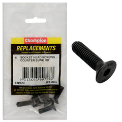 Champion - Socket Head Cap Screws - Countersunk - M8 x 25mm | C1419-13