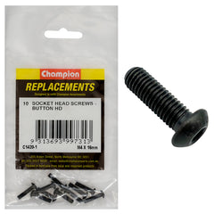 Champion - Socket Head Cap Screws - Button Head - M4 x 16mm | C1420-1